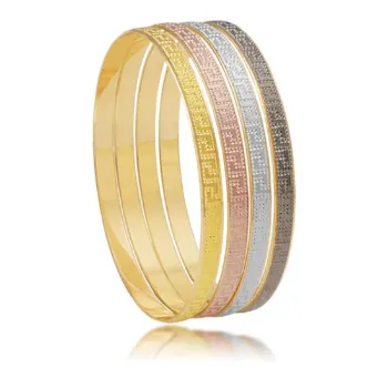 Appealing White Gold Bqngle 